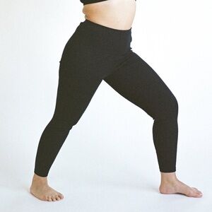 Pansy Black Women's Leggings